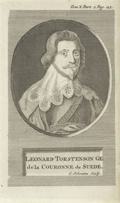 Portret van de Zweedse generaal Lennart Torstenson