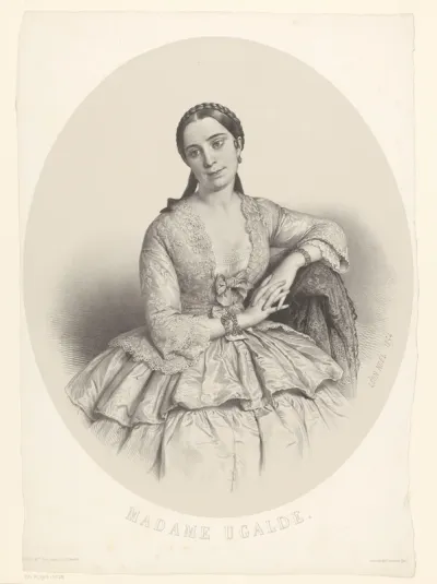 Portret van Delphine Ugalde