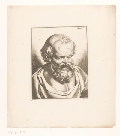 Portret van Democritus van Abdera