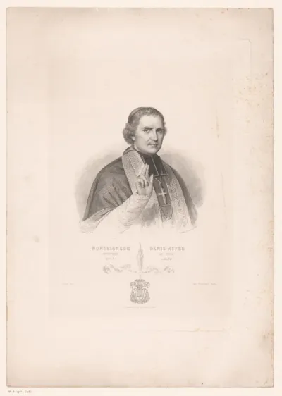 Portret van Denis Auguste Affre