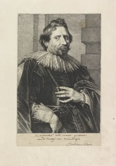 Portret van Deodat van der Mont
