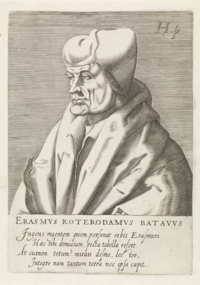 Portret van Desiderius Erasmus