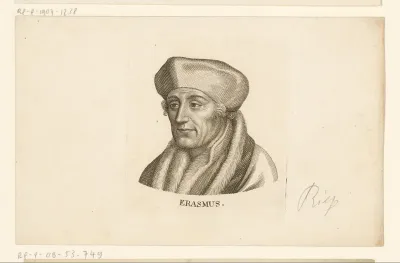 Portret van Desiderius Erasmus