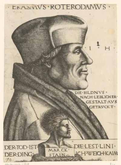 Portret van Desiderius Erasmus