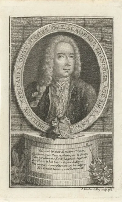 Portret van Destouches (Philippe Néricault)