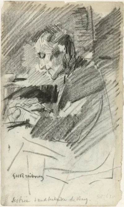 Portret van Destree