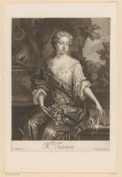 Portret van Diana Turnor