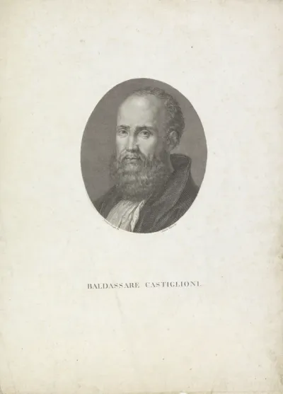 Portret van dichter Baldassare Castiglioni