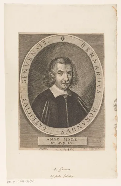 Portret van dichter Bernardo Morando
