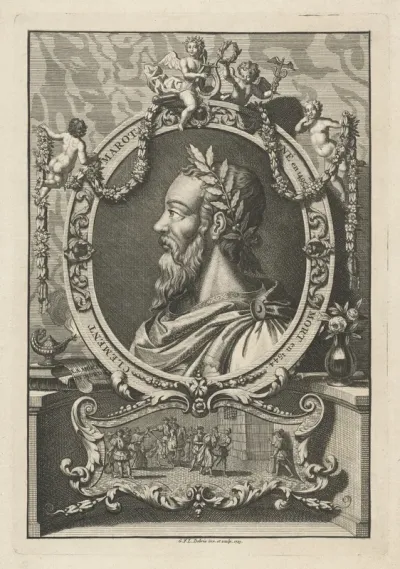 Portret van dichter Clement Marot