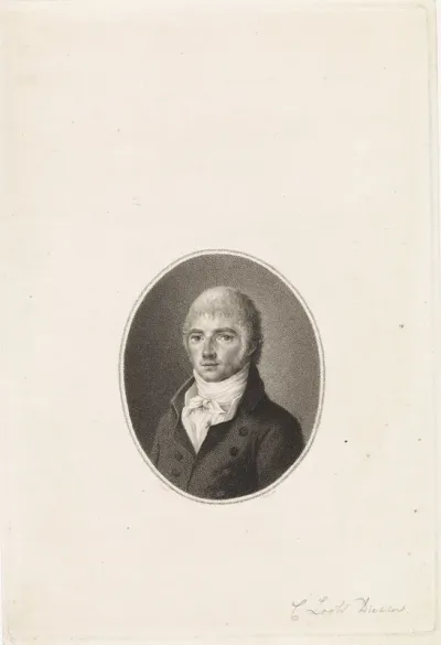 Portret van dichter Cornelis Loots