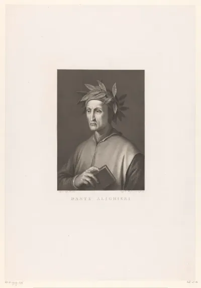 Portret van dichter Dante Alighieri
