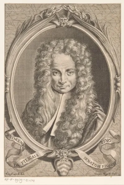 Portret van dichter en senator Vincenzo da Filicaja