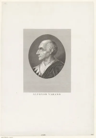 Portret van dichter en toneelschrijver Alfonso Varano