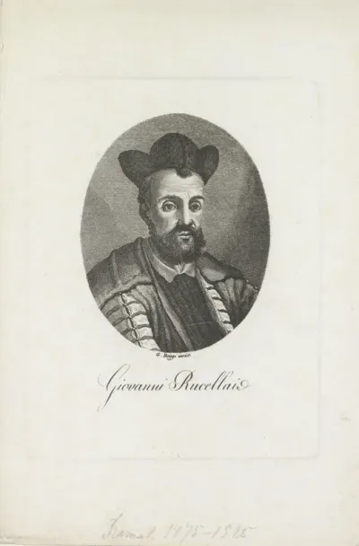 Portret van dichter Giovanni di Bernardo Rucellai