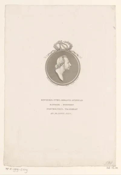 Portret van dichter Giovanni Fantoni