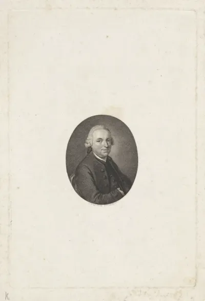 Portret van dichter Hermannus Gerardus Oosterdijk
