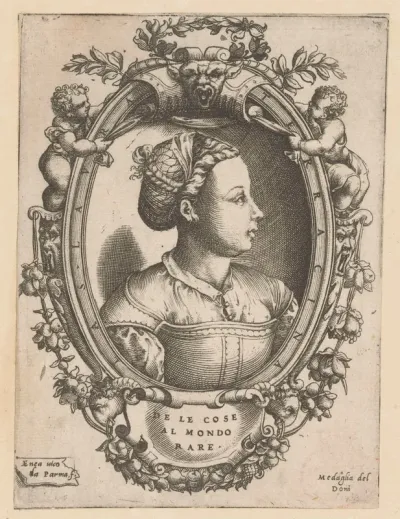 Portret van dichter Laura Terracina
