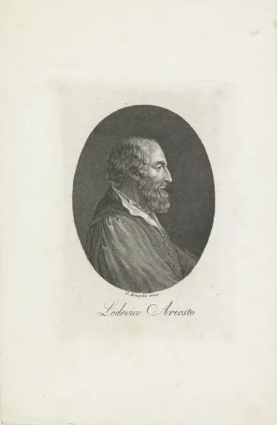 Portret van dichter Ludovico Ariosto