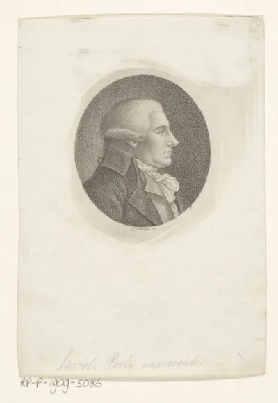 Portret van dichter Ludovico Savioli