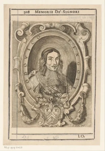 Portret van dichter Ludovico Tingoli