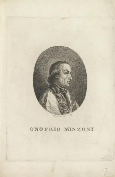 Portret van dichter Onofrio Minzoni