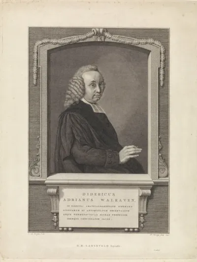 Portret van Didericus Adrianus Walraven