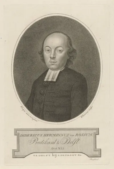 Portret van Didericus Hermannus van Rossum