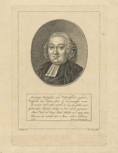 Portret van Didericus van der Kemp