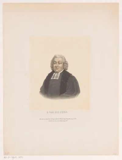 Portret van Didericus van der Kemp