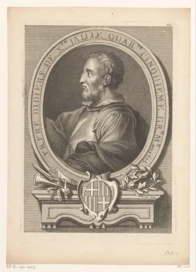 Portret van Didier de Tholon Saint-Jaille