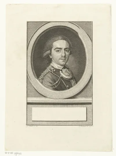 Portret van Diederik Johan, rijksgraaf van Hogendorp van Hofwegen
