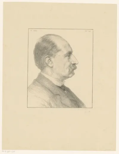 Portret van Diederik Johannes Korteweg