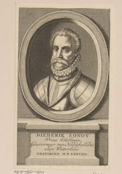 Portret van Diederik van Sonoy