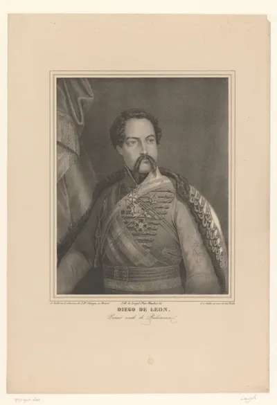 Portret van Diego de Leon