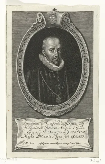 Portret van Diego Sarmiento de Acuña