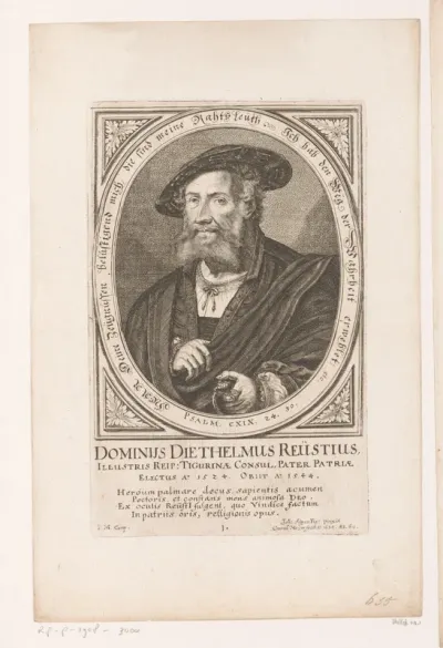 Portret van Diethelm Reust