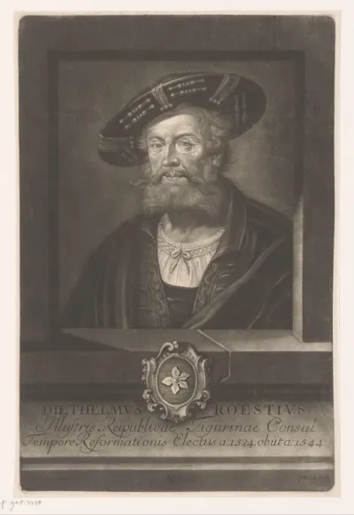 Portret van Diethelm Röist