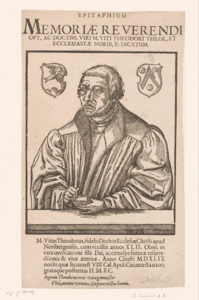 Portret van Dietrich Veit