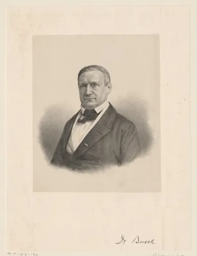Portret van Dietrich Wilhelm Heinrich Busch