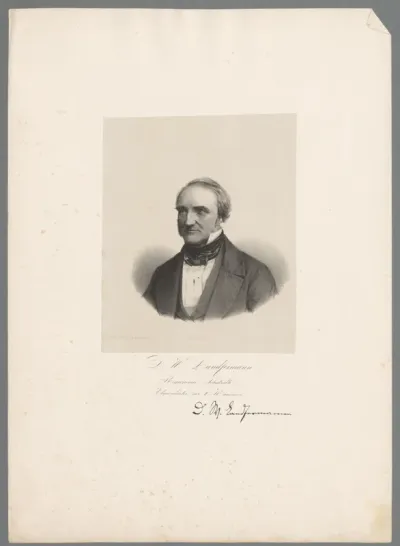 Portret van Dietrich Wilhelm Landfermann