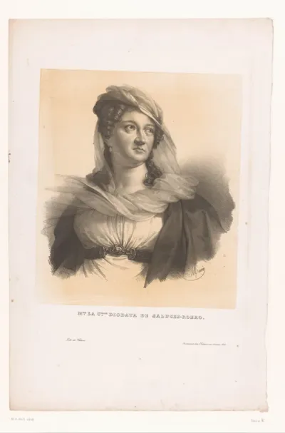 Portret van Diodata Saluzzo Roero