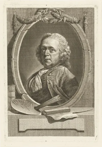 Portret van Dionys van Nijmegen in ovaal
