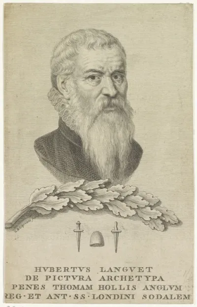 Portret van diplomaat Hubert Languet