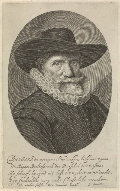 Portret van Dirck Pietersz Pers