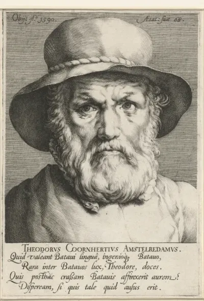 Portret van Dirck Volckertsz. Coornhert
