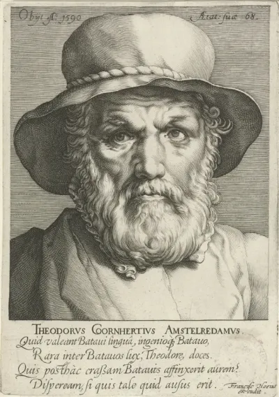 Portret van Dirck Volckertsz. Coornhert
