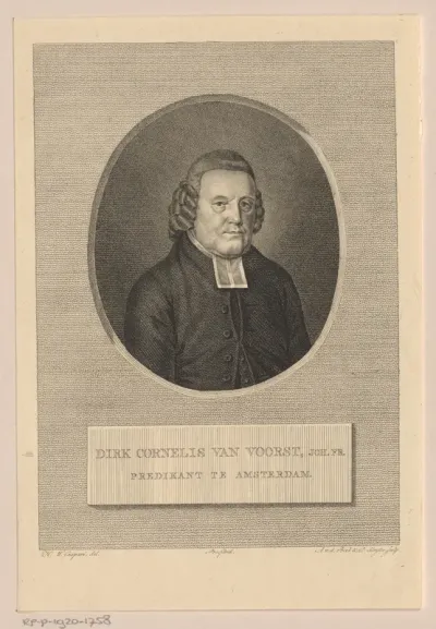 Portret van Dirk Cornelis van Voorst