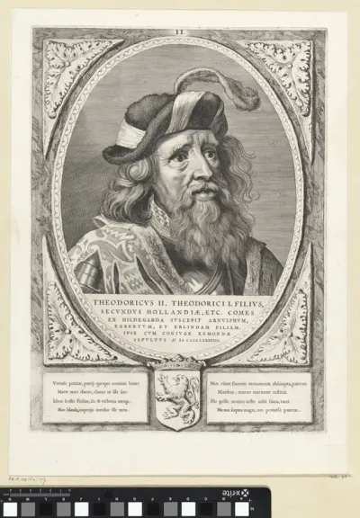 Portret van Dirk II, graaf van Holland