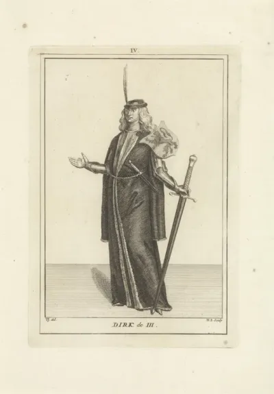 Portret van Dirk III, graaf van Holland